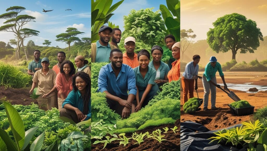 Create an Natural Resources and Climate Justice images pictures, create multiple images on this